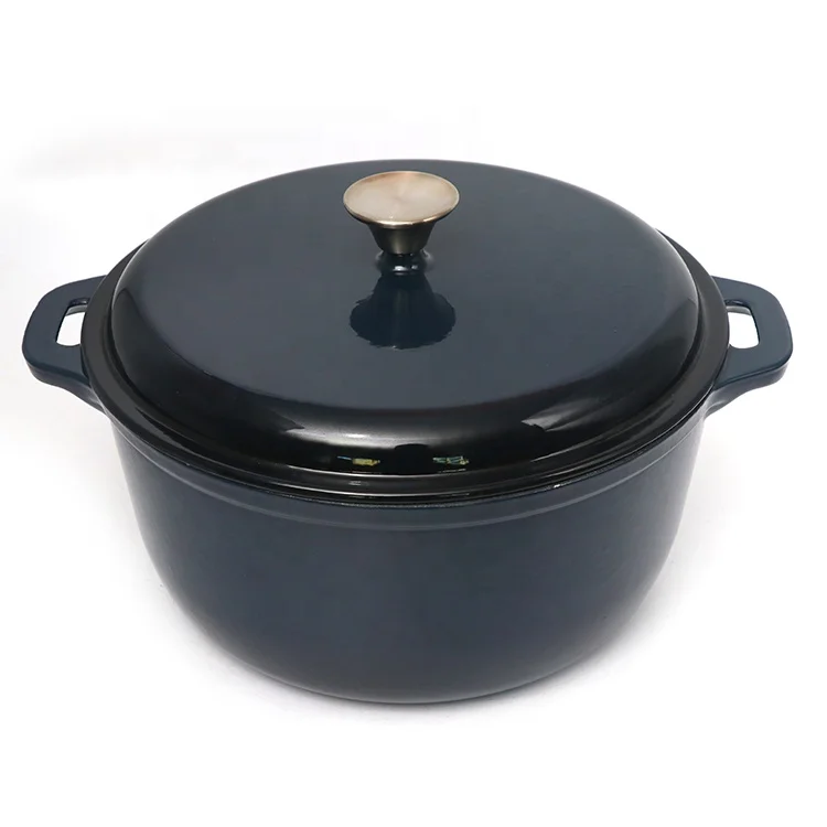 30cm Big Deep Cast Iron Enamel Non Stick Cookware Kitchen Metal ...