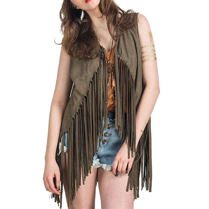 3x fringe vest
