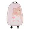 Honeycomb heart-shaped bear and rabbit seat cushion backrest