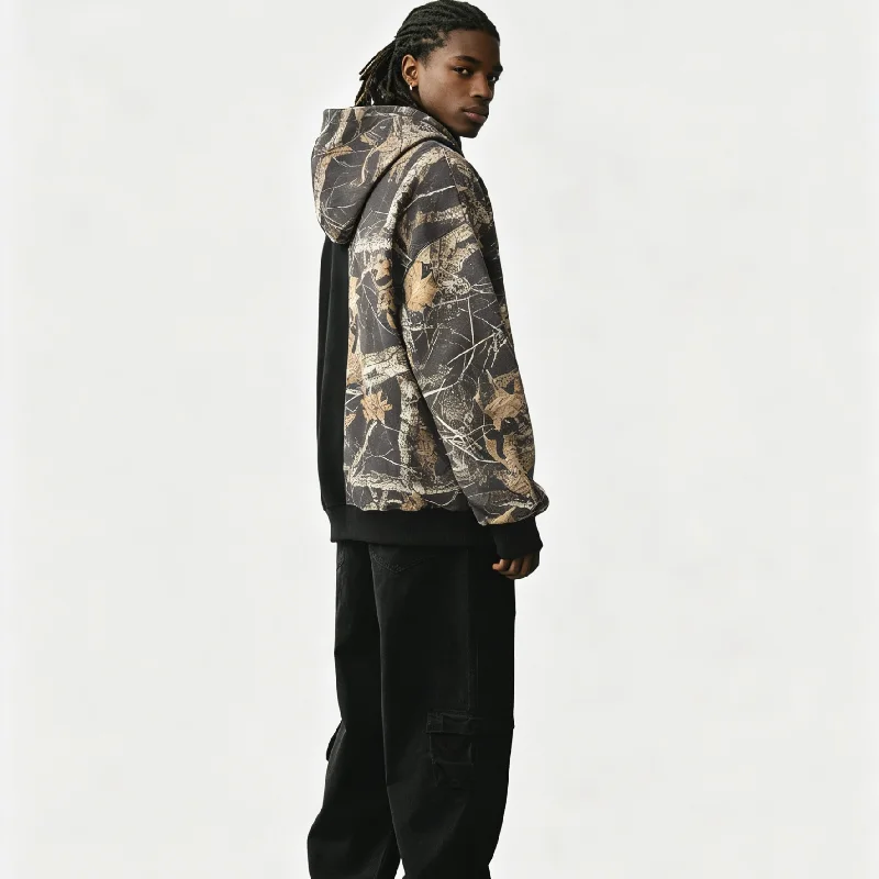 Custom High Quality Autumn Streetwear Zip - up Hoodie 100% Cotton Oversized Eco - Friendly Double Layer Acid Wash Sun Faded gallery 4