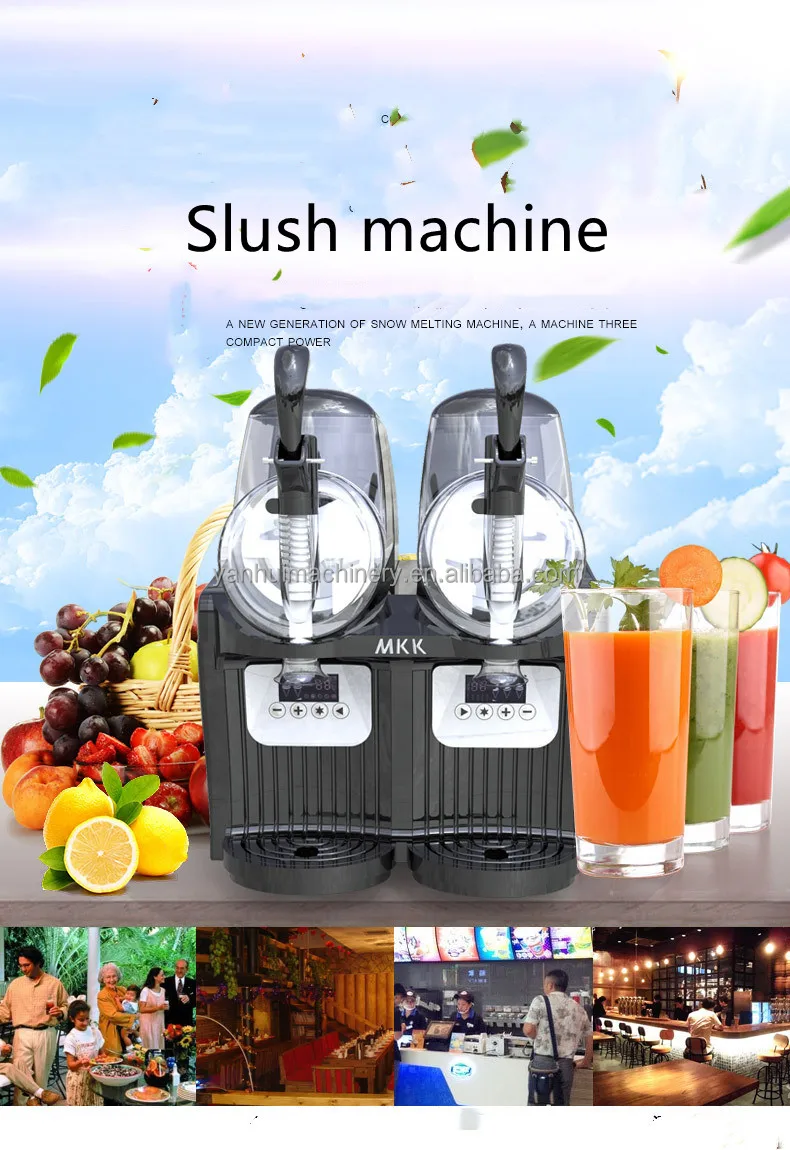 2 Tank Mini Slush Machine Slushy Maker For Home Use Or Commercial Buy