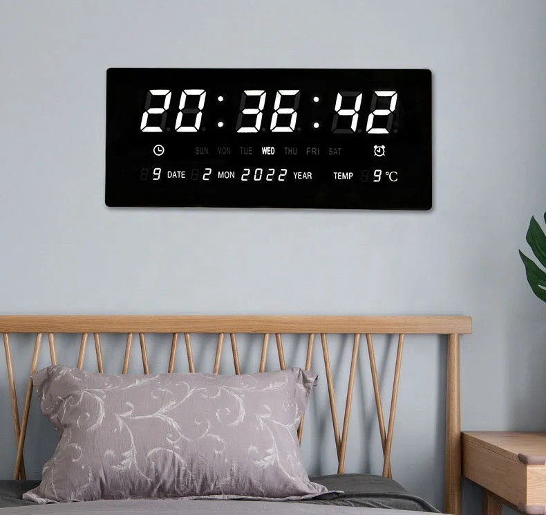 【希少】JDL LED CLOCK デジタル壁掛け時計 カレンダー 希少】 JDL LED CLOCK デジタル壁掛け時計 カレンダー 希少】 JDL LED