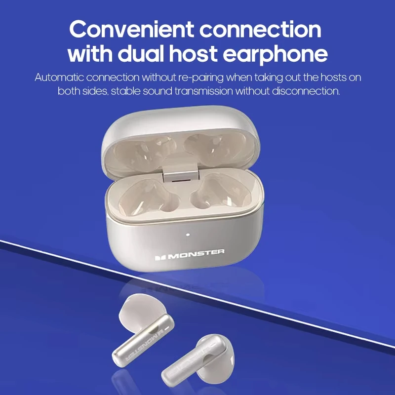 Monster Earbuds Wireless Earphones with Hifi Stereo Bass