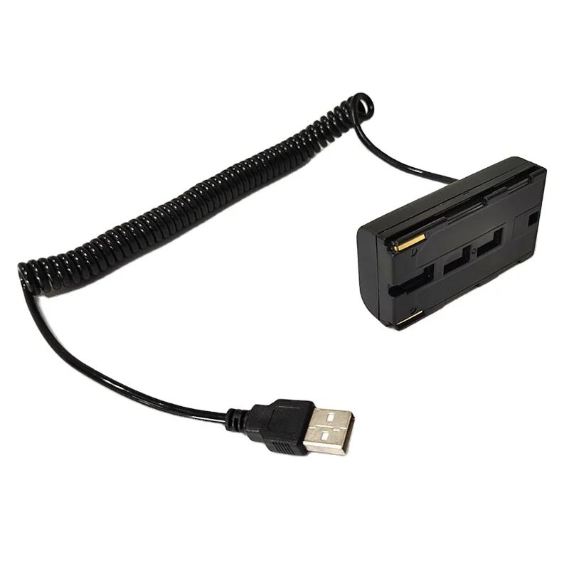 BP911 BP-915 BP915 Dummy Battery Adapter Coupler for PhaseOne Cameras USB Power Spiral Coiled Cable to BP-911