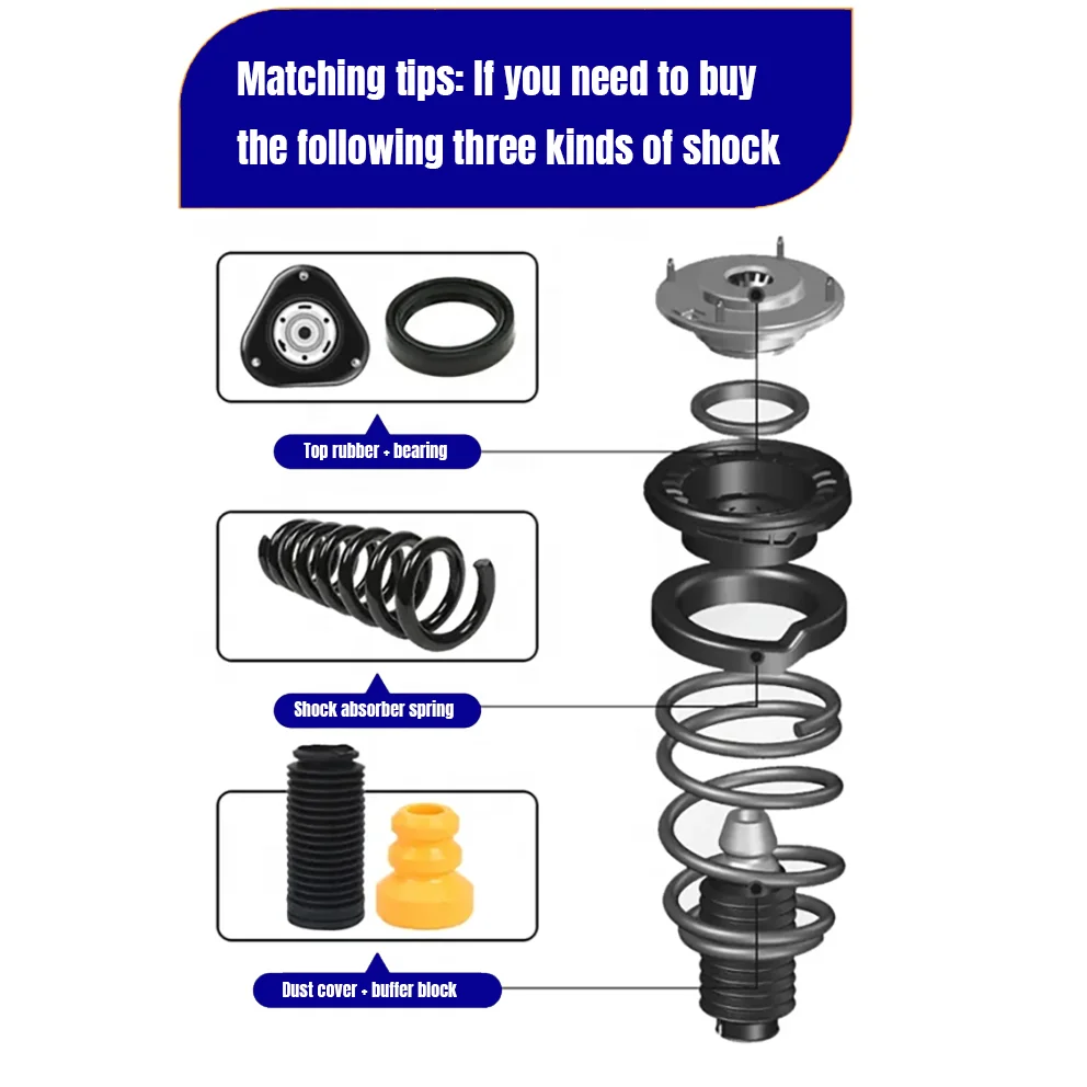 Bilusi Left Right Rear Rubber Shock Absorber 56210-jg01a 56210
