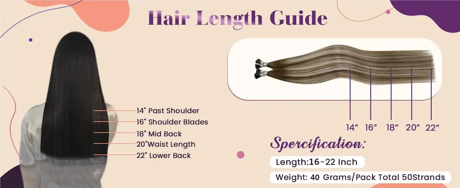 Extensions à chaud i-tip cheveux humains remy raides_voghion.com