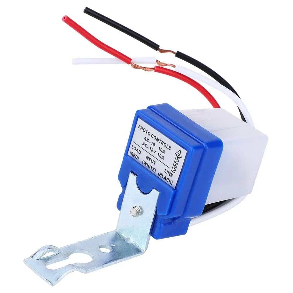 Factory Price AS-10 10A AC220V Auto On Off Photocell Street Light Photoswitch Sensor Switch