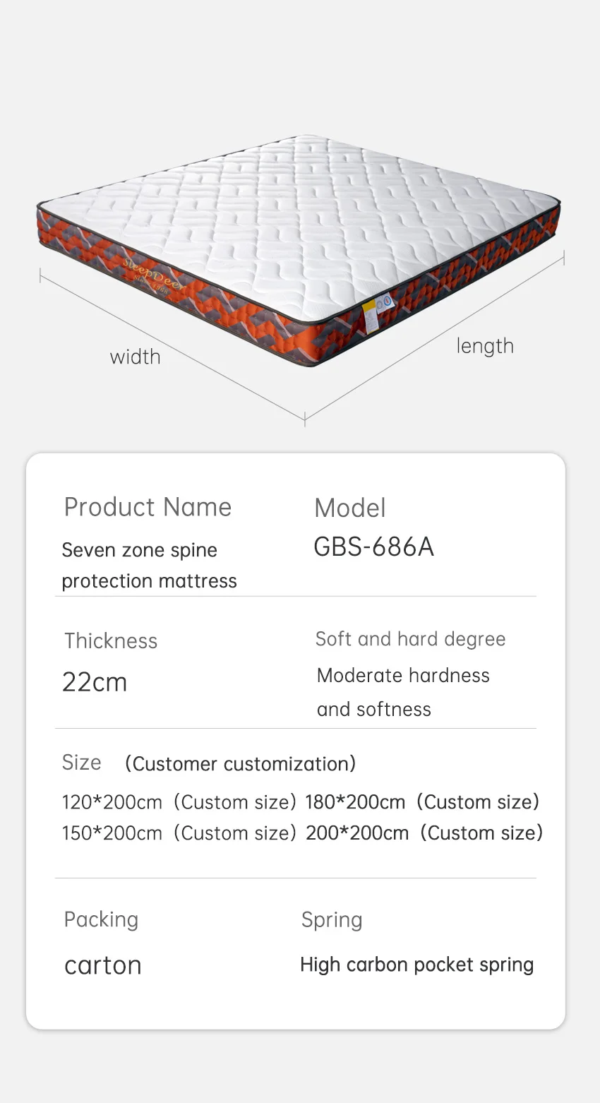 180x200 Hot Sell Topper Latex Materials Mattress Foam Full Body Massage Latex Mattress Buy
