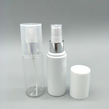 50ml PET Cosmetic Packaging Plastic Spray Bottles with Big Cap