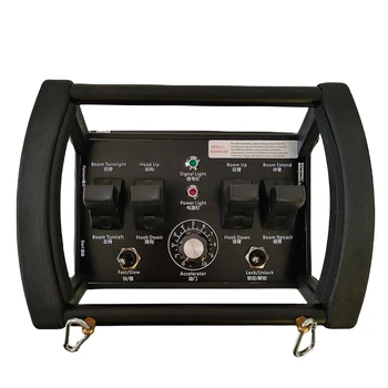 good price black clutch motor hydraulic joysticks wireless remote control for crane
