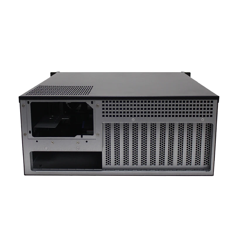 デスクトップHTPC産業用PC 4Uラックマウントシャーシ、LCDディスプレイ