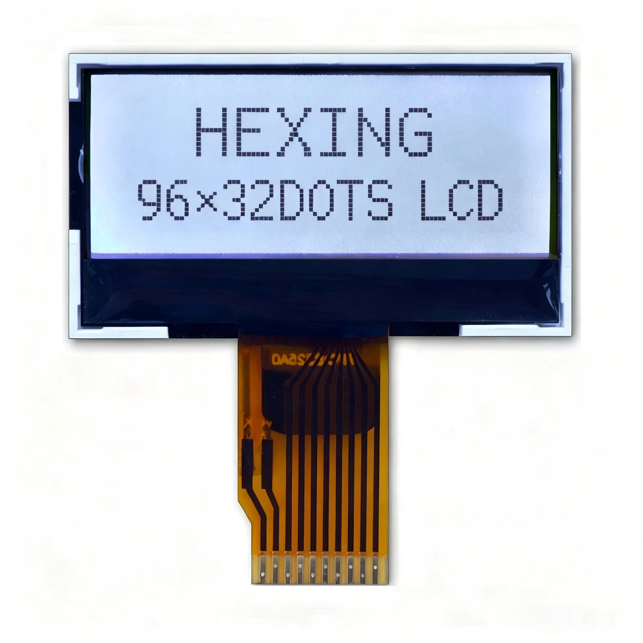 OEM Low Cost Lcd Display 96x32 Dot matrix Graphic FSTN Mode  IST3080 COG Serial Interface  10 Pin Connector FPC Cable