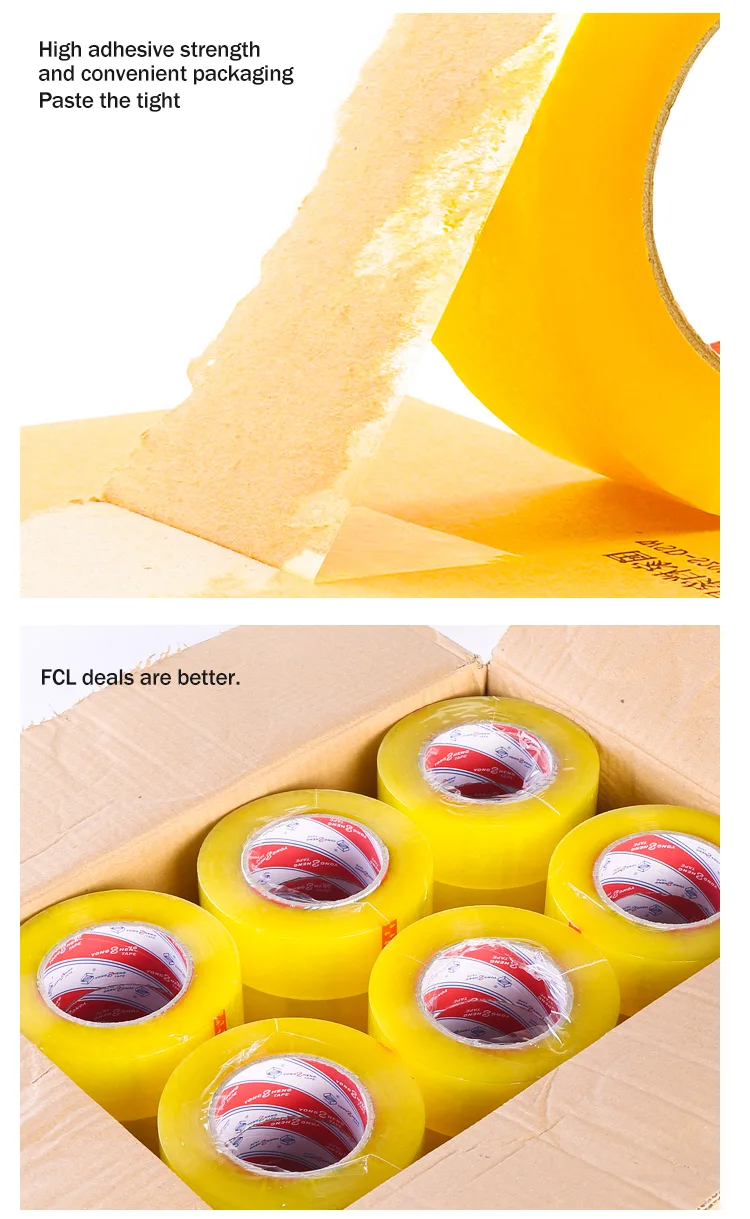 Branded Custom Packing Tape Strong Adhesive Printed Tape Roll Printed