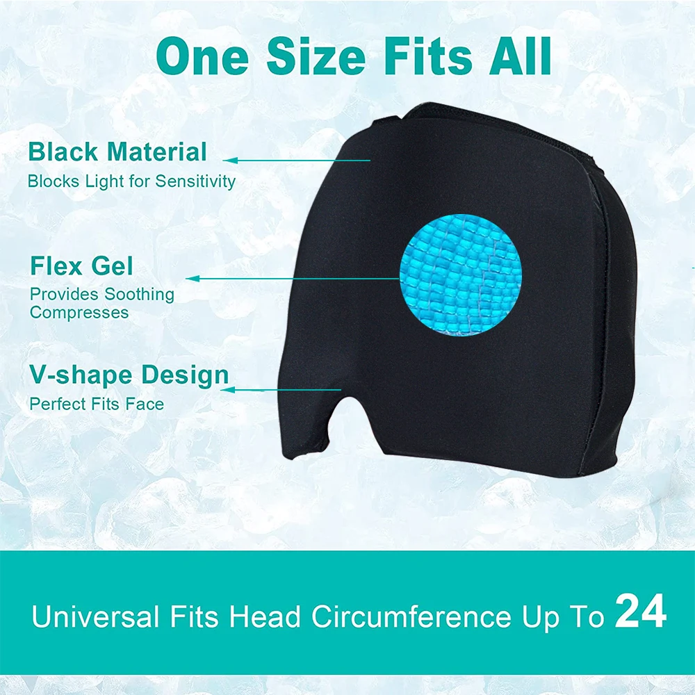 Fitting Gel Headache Comfortable Stretchable Cold Compress Headache