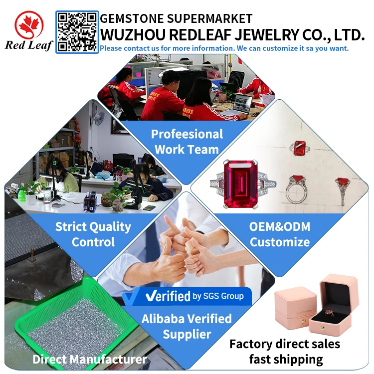Redleaf Jewelry Customized High Quality White Color  Kite Shape CZ Cubic Wholesale Zirconia White Luxury 8A Cubic Zircon Stone