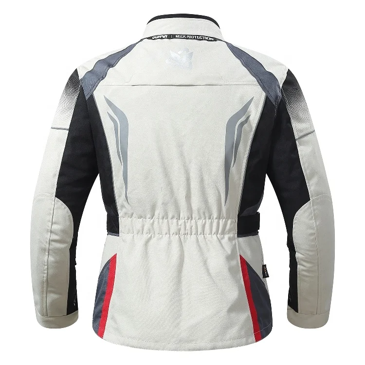 DUHAN Waterproof Spring Autumn Winter Polyester Cordura 600D CE Protectors Removable Warm Lining Sport Motorcycle Jackets