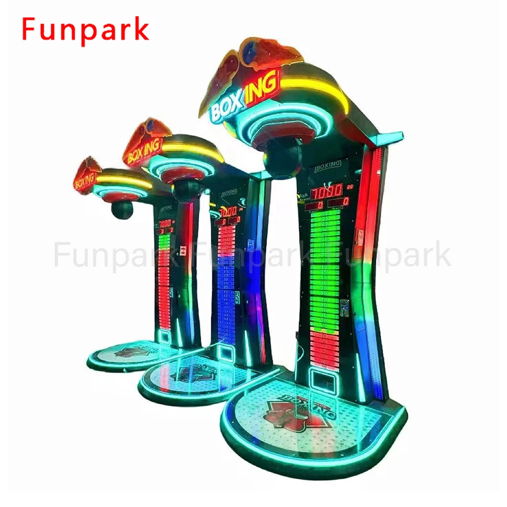Funpark New Arrival Automatic Sport Punch Boxing Kickboxer Game Machine Coin Operated Arcade for Amusement Park & Shopping Mall supplier