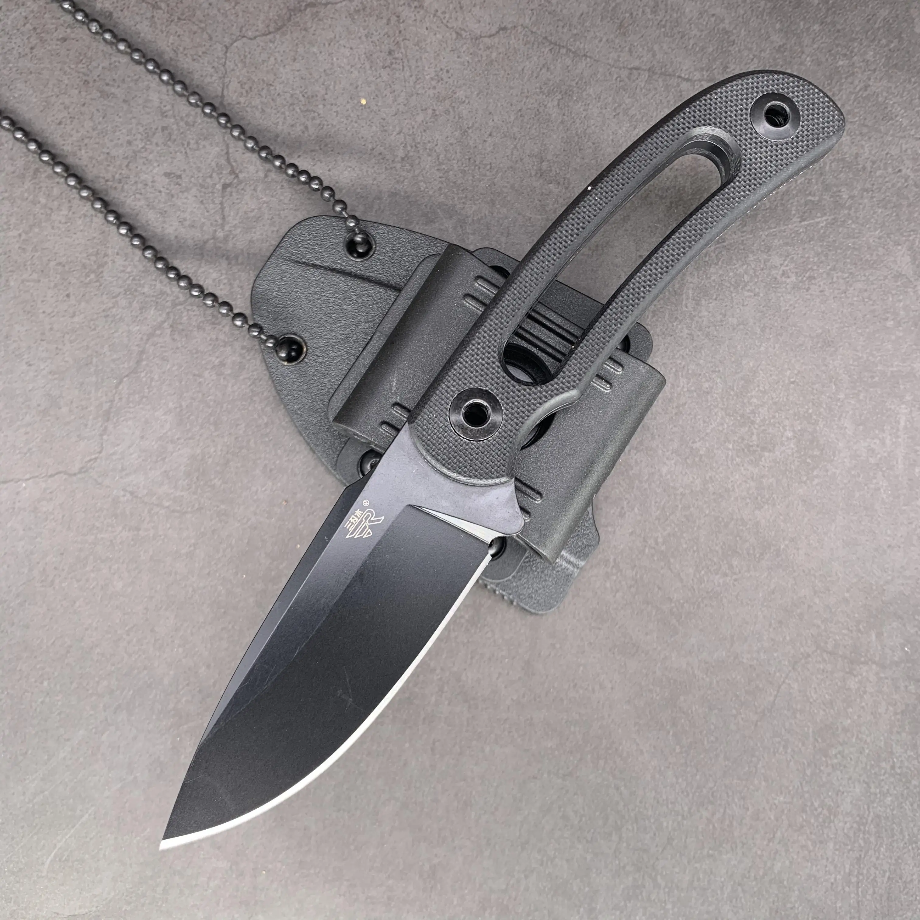 Sanrenmu 7132 Fixed Blade Knife 8c14n Stainless Steel With Sheath ...