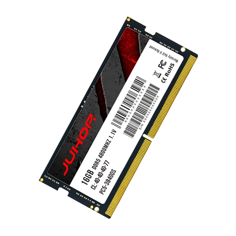 JUHOR 16GB DDR5 Laptop RAM 4800MHz SODIMM - In Stock with 3-Year