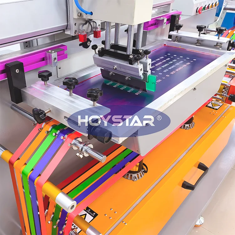 Full color satin label printing machine ribbon screen printer impresora textil para rollo de algodon impresora cinta de poliste