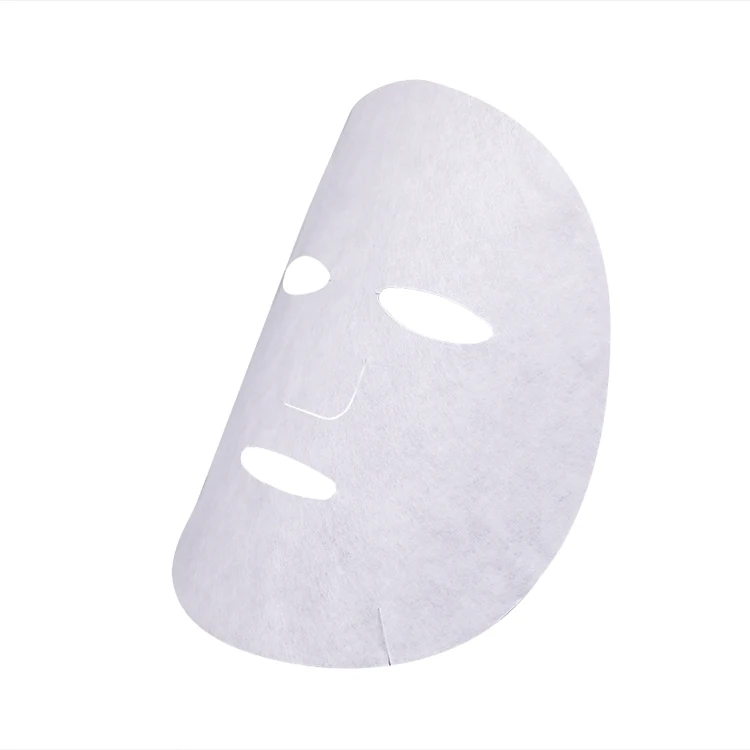 Facial mask material custom design snow cell microfiber face mask sheet silky dry facial mask sheet