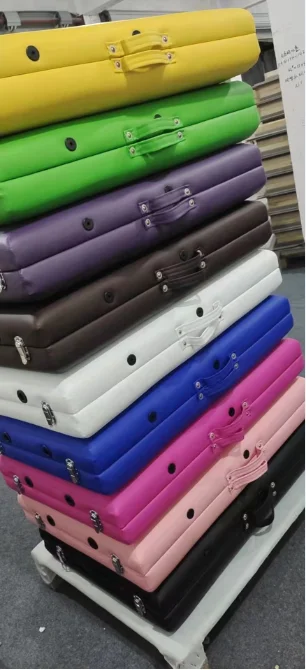 Bestseller Portable Foldspa Salon Bed High Quality Cheap PU Massage Table Modern Style Metal Foldable Bedroom/Living Room Bed
