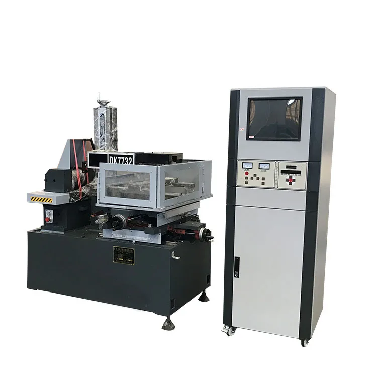 Fast-moving Used Small CNC Wire EDM Electric-erosion Cutting Machine With Oversea Service Mini Dk77 Wire Cutter EDM Machine