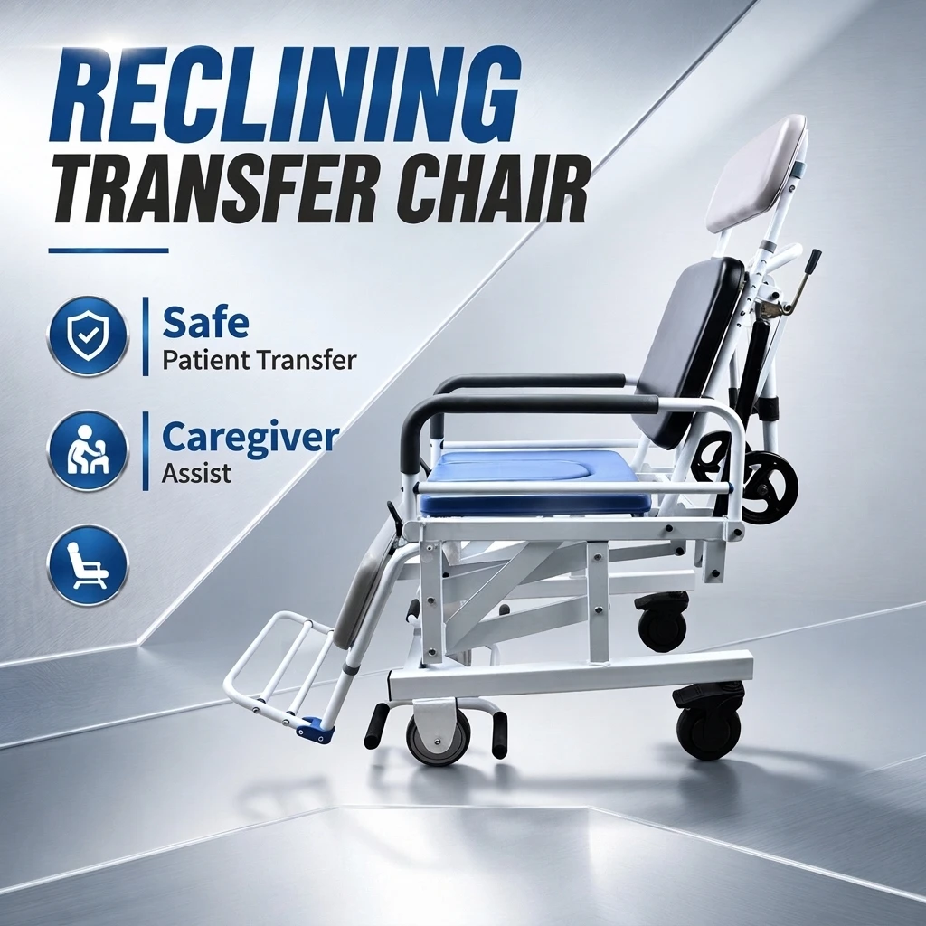Hydraulic Patient Transfer Chair for Bed Transfers