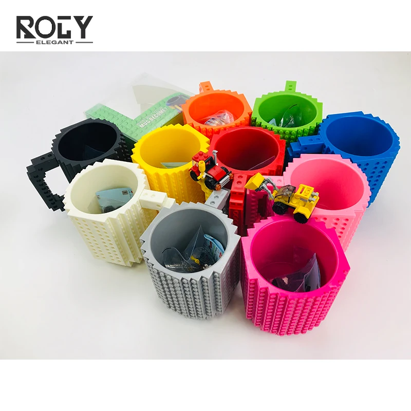 Plastic Material Diy Building Blocks Mugs Drinking Water Holder Coffee Cup Create The Unique Mug Cup Buy Blocks Cup Blocks Cup Coffee Tea Milk Water Cup Product On Alibaba Com