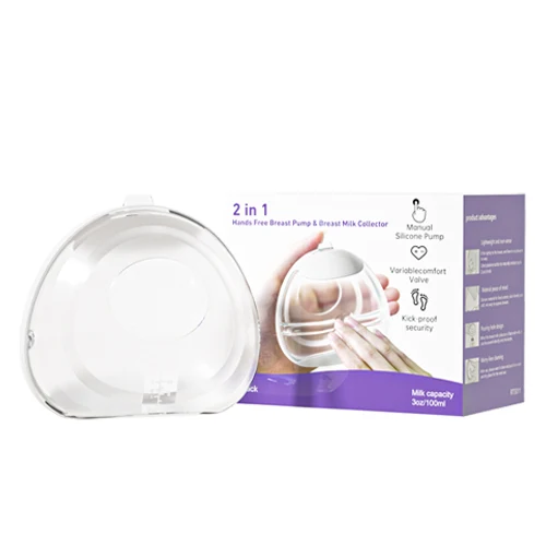 Manufacturer spot wholesale 2024 The most popular mom items Wearable breast pumps and breast milk collectors 2 in 1