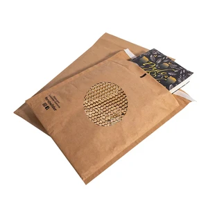 Wholesale Custom Make Express Bags Honeycomb Packaging Kraft Bag Environmentally Friendly Honeycomb Bag Envelope