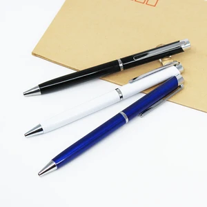 Logo Printed Ballpoint Pen Blank Pen for Imprint Promotional Metal Pen