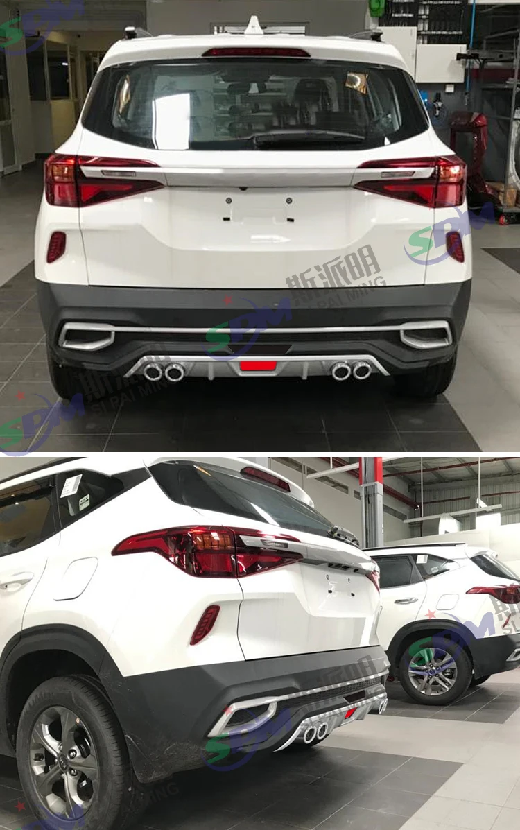 Spm Abs Front Bumpers And Rear Bumper Guard Protector For Kia Seltos