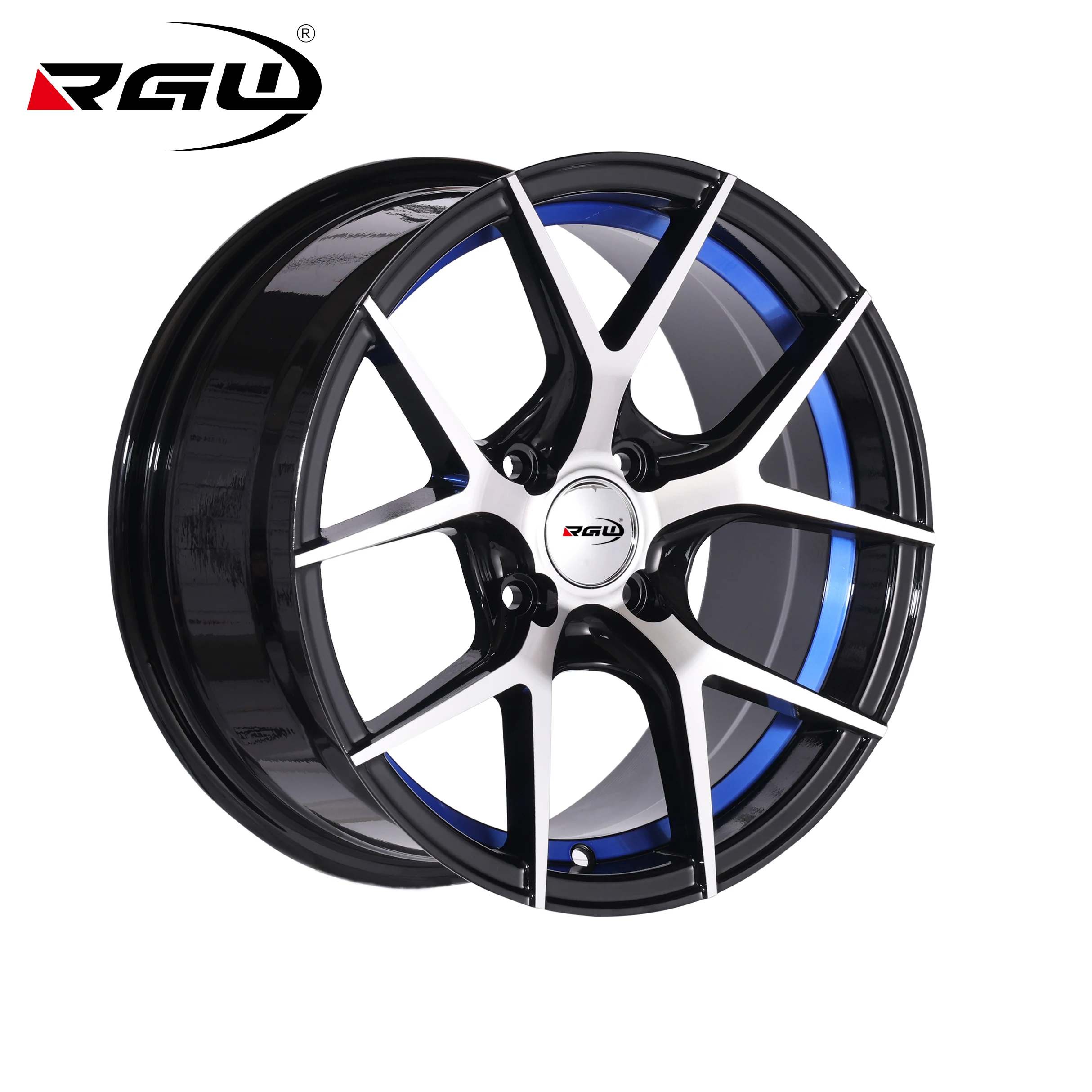 8832 Пользовательские синие колеса 5x114,3 r17 r18 4x114,3 4x100, колесный сплав, обод 18 16 15 14 13 дюймов, 4 отверстия