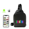 Bolso bandolera LED