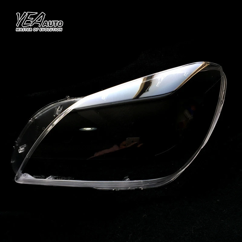 YEA AUTO Car headlight glass PC lampshade cover lens for Mercedes Benz SLK class W172 headlamp glass shade lens cover 2011-2015