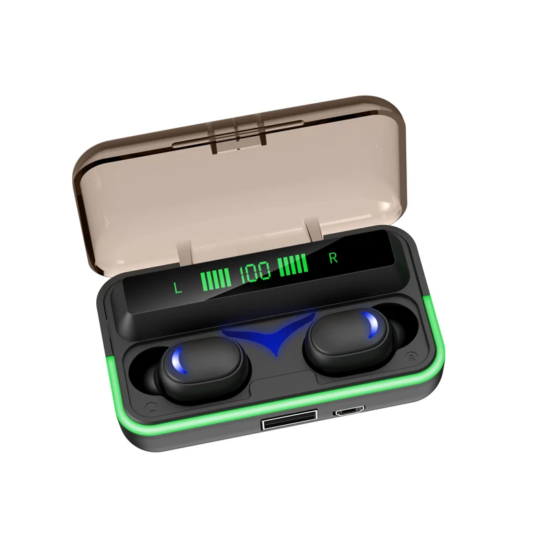 E10 наушники-вкладыши TWS Bluetooth наушники беспроводные стерео игровые спортивные музыка мин гарнитура с микрофоном для подключаются к