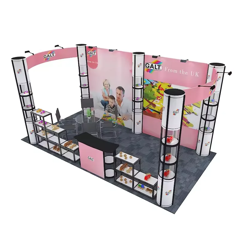 Tian Lang Expo Trade Show Modular Exhibition Display Booth 10x10 Exhibition Booth Portable Folding