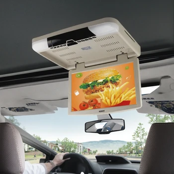OSK XD-1851 AV 12V 24V 18.5 Inch HD Digital Screen Roof Mount Flip-Down Vehicle-mounted Monitor Bus LCD TV 1 Year Warranty
