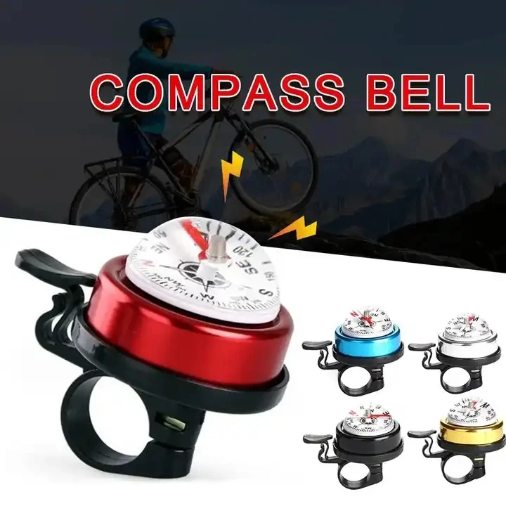 Кольцевой предупреждающий сигнализатор аксессуары для оборудования верховой езды компас колокол водонепроницаемые Аксессуары велосипеда гудок