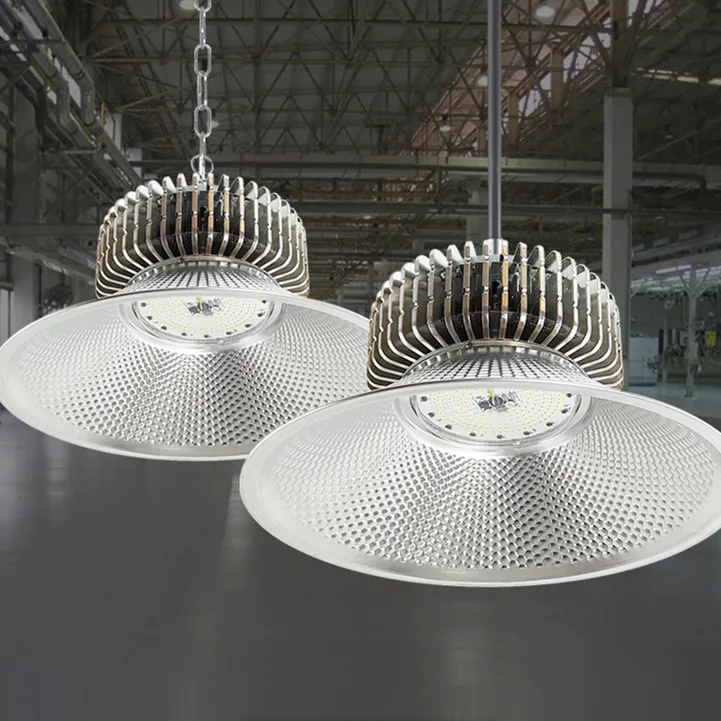 Warehouse High Bay Light Fixtures 100W 150W 200W LED High Bay Light