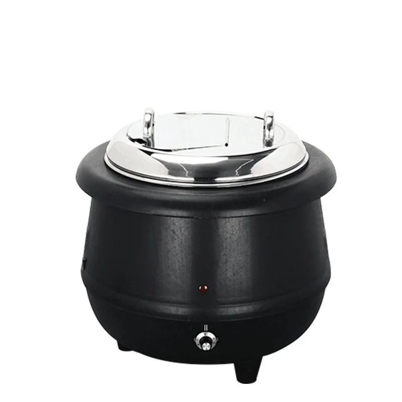 13 Liter Hotel Buffet Electric Soup Warmer Stainless Steel Food Warmer Electric Heating Food Soup Pot_5