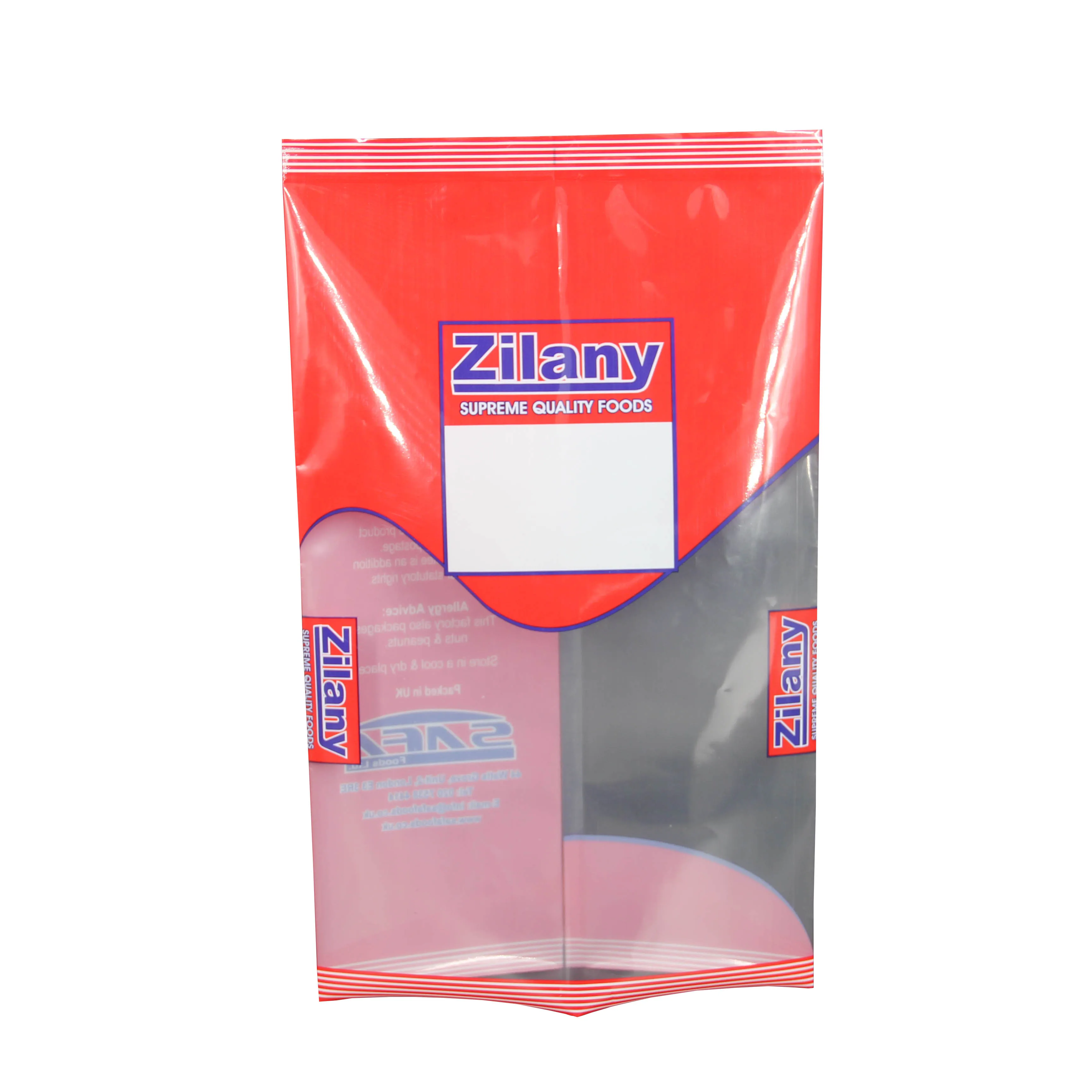 Food Grade Heat Seal Plastic Rice Flour Spice Packaging Bags