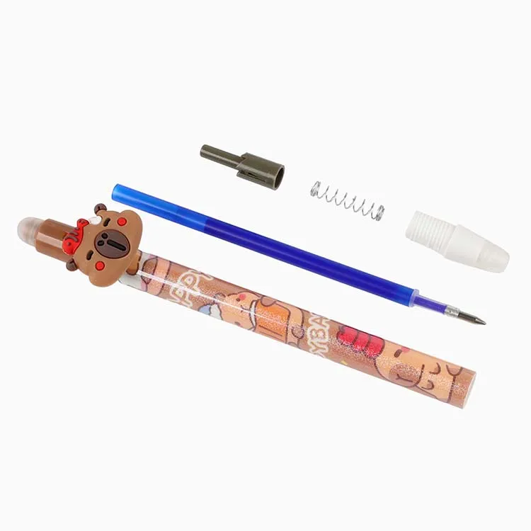 Penna gel cancellabile con animali simpatici per bambini_voghion.com