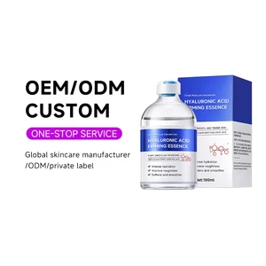 OEM ODM Organic Anti Wrinkle Wholesale Brightening Whitening Moisturizing Retinol Face Serum Hyaluronic Acid Anti-aging Essence