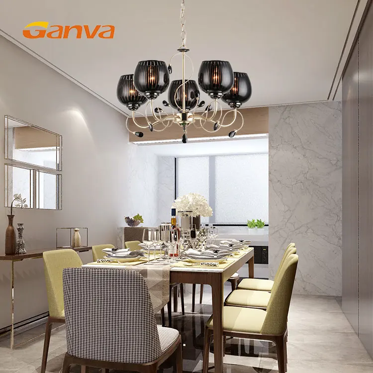 Современная подвесная люстра Ganva из стекла E27 для кухни, новый дизайн, под заказ