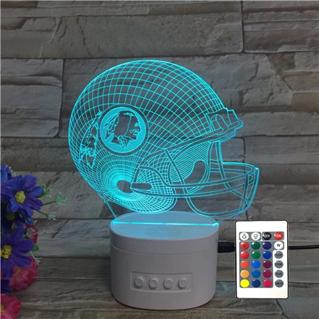 NFL Quarterback Helmet Speaker - Bluetooth Football Lamp NFL Quarterback Helmet Speaker - Bluetooth Football Lamp