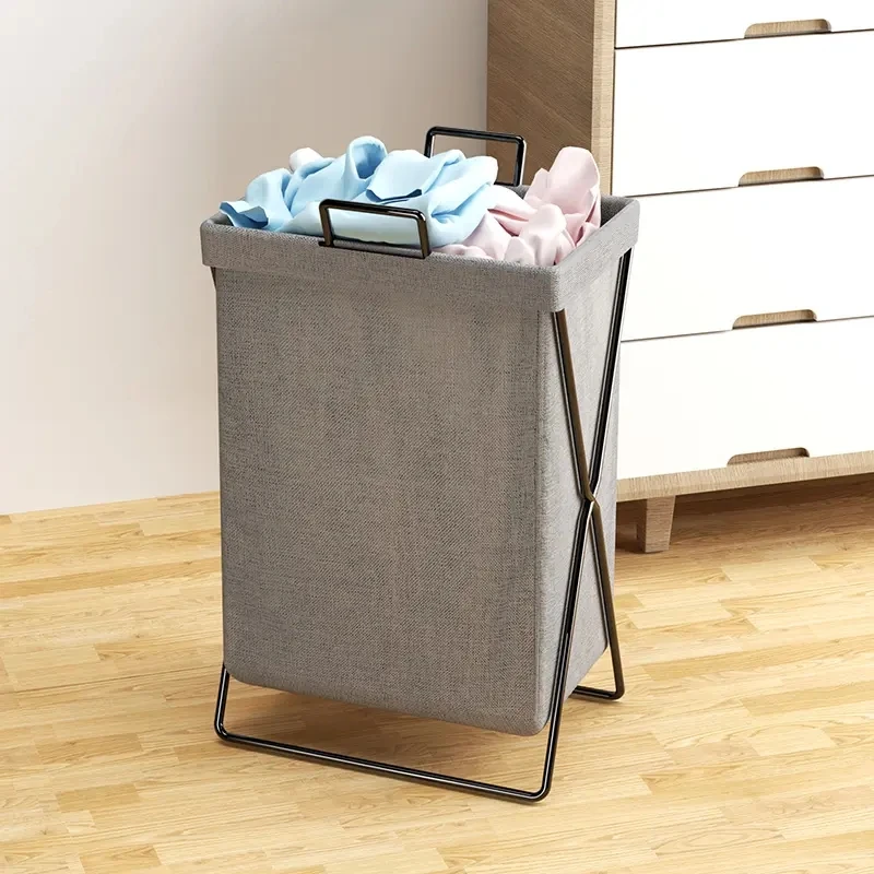 Home Basket Foldable Collapsible Dirty Clothes Storage Organizer Steel