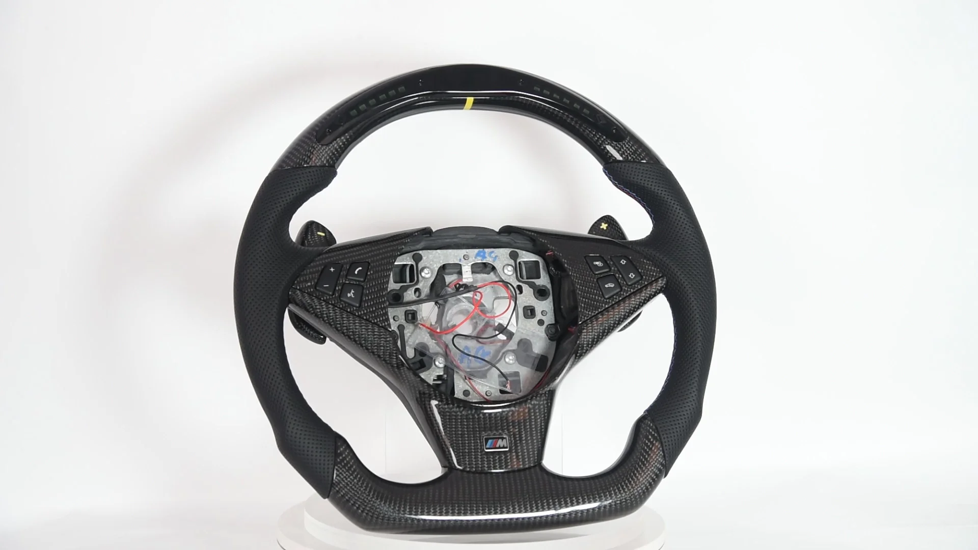 2021 Alcantara Real Carbon Fiber Steering Wheel For Bmw E90/e92 Series