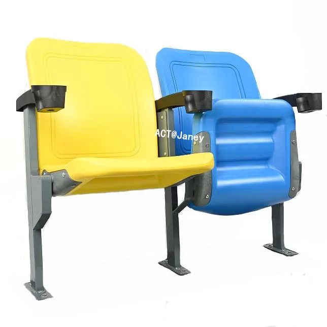 High Bucket Seats Stadium Seat Auditorium Folding Seating with Cup